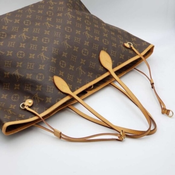 100% Authentic Louis Vuitton Neverfull GM Brown Monogram Canvas Shoulder Bag - Picture 6 of 15